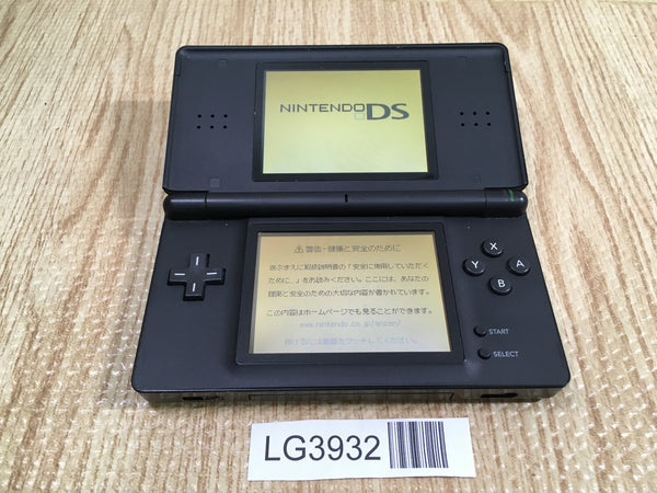 LG3932 Plz Read Item Condi Nintendo DS Lite Jet Black Console Japan