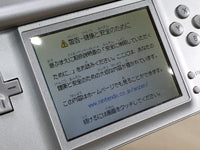 LG3934 Plz Read Item Condi Nintendo DS Lite Gross Silver Console Japan