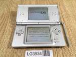 LG3934 Plz Read Item Condi Nintendo DS Lite Gross Silver Console Japan