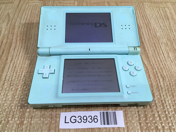 LG3936 Plz Read Item Condi Nintendo DS Lite Ice Blue Console Japan