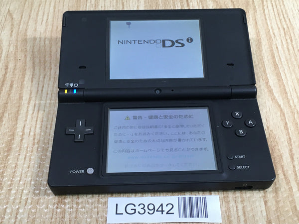 LG3942 Plz Read Item Condi Nintendo DSi DS Black Console Japan