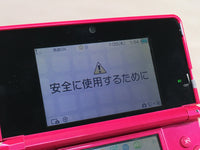 LG3943 No Battery Nintendo 3DS Gross Pink Console Japan