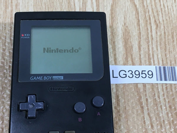 LG3959 Plz Read Item Condi GameBoy Pocket Black Game Boy Console Japan