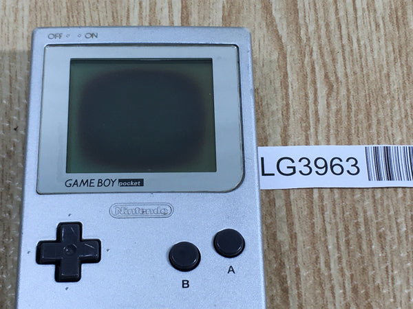 LG3963 Plz Read Item Condi GameBoy Pocket Silver Game Boy Console Japan