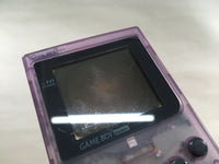 LG3964 Plz Read Item Condi GameBoy Pocket Clear Purple Game Boy Console Japan