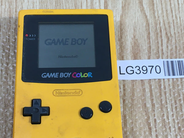 LG3970 Plz Read Item Condi GameBoy Color Yellow Game Boy Console Japan