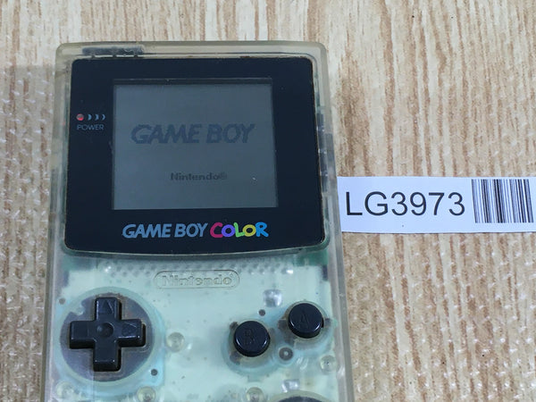 LG3973 Plz Read Item Condi GameBoy Color Clear Game Boy Console Japan