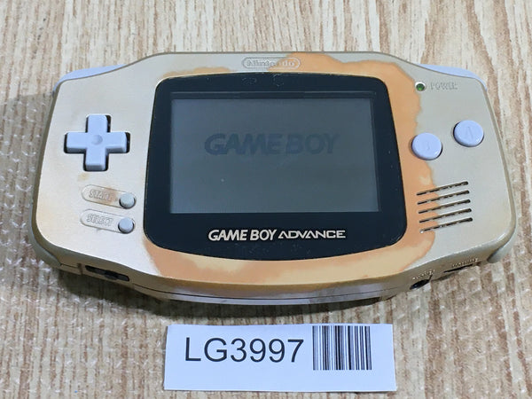 LG3997 Plz Read Item Condi GameBoy Advance Gold Game Boy Console Japan
