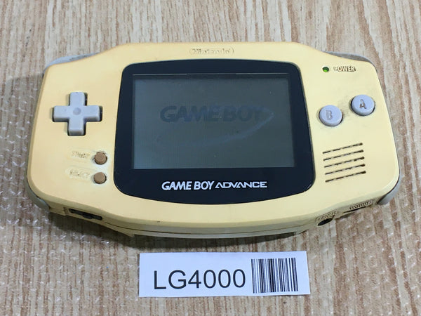 LG4000 Plz Read Item Condi GameBoy Advance White Game Boy Console Japan
