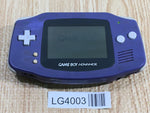 LG4003 Plz Read Item Condi GameBoy Advance Violet Game Boy Console Japan