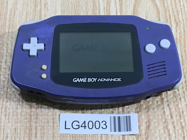 LG4003 Plz Read Item Condi GameBoy Advance Violet Game Boy Console Japan