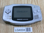 LG4004 Plz Read Item Condi GameBoy Advance Silver Game Boy Console Japan