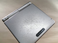 LG4017 No Battery GameBoy Advance SP Platinum Silver Game Boy Console Japan