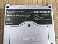 LG4017 No Battery GameBoy Advance SP Platinum Silver Game Boy Console Japan