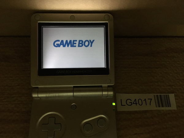 LG4017 No Battery GameBoy Advance SP Platinum Silver Game Boy Console Japan