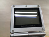 LG4017 No Battery GameBoy Advance SP Platinum Silver Game Boy Console Japan