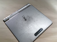 LG4018 Plz Read Item Condi GameBoy Advance SP Platinum Silver Game Boy Console Japan