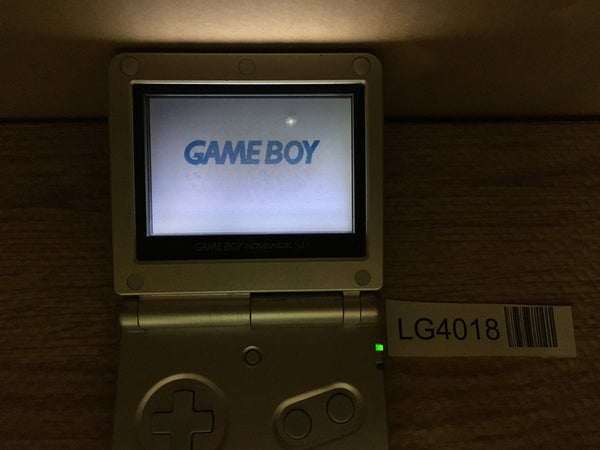 LG4018 Plz Read Item Condi GameBoy Advance SP Platinum Silver Game Boy Console Japan