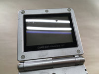 LG4018 Plz Read Item Condi GameBoy Advance SP Platinum Silver Game Boy Console Japan