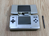 LG4022 Plz Read Item Condi Nintendo DS Platinum Silver Console Japan