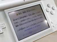 LG4027 Plz Read Item Condi Nintendo DS Lite Crystal White Console Japan