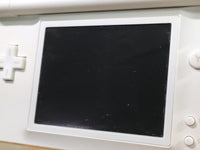 LG4027 Plz Read Item Condi Nintendo DS Lite Crystal White Console Japan
