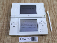 LG4027 Plz Read Item Condi Nintendo DS Lite Crystal White Console Japan
