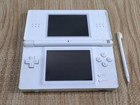 LG4027 Plz Read Item Condi Nintendo DS Lite Crystal White Console Japan