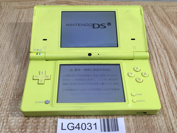 LG4031 Plz Read Item Condi Nintendo DSi DS Lime Green Console Japan