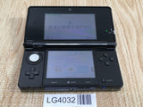 LG4032 Plz Read Item Condi Nintendo 3DS Cosmo Black Console Japan