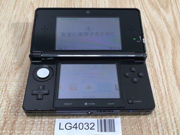 LG4032 Plz Read Item Condi Nintendo 3DS Cosmo Black Console Japan