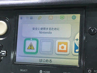 LG4033 Plz Read Item Condi Nintendo 3DS Cosmo Black Console Japan