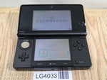 LG4033 Plz Read Item Condi Nintendo 3DS Cosmo Black Console Japan