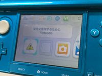 LG4034 Plz Read Item Condi Nintendo 3DS Aqua Blue Console Japan