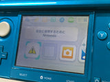 LG4034 Plz Read Item Condi Nintendo 3DS Aqua Blue Console Japan