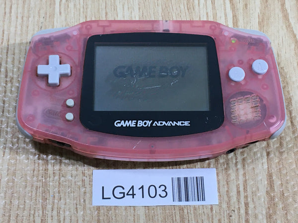 LG4103 Plz Read Item Condi GameBoy Advance Milky Pink Game Boy Console Japan