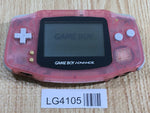 LG4105 Plz Read Item Condi GameBoy Advance Milky Pink Game Boy Console Japan