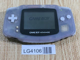 LG4106 Plz Read Item Condi GameBoy Advance Milky Blue Game Boy Console Japan