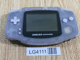 LG4111 Plz Read Item Condi GameBoy Advance Milky Blue Game Boy Console Japan