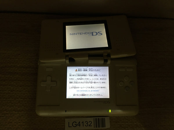 LG4132 Plz Read Item Condi Nintendo DS Pure White Console Japan