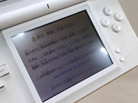 LG4137 Plz Read Item Condi Nintendo DS Lite Crystal White Console Japan