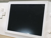 LG4137 Plz Read Item Condi Nintendo DS Lite Crystal White Console Japan