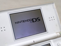 LG4137 Plz Read Item Condi Nintendo DS Lite Crystal White Console Japan