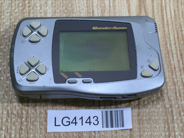 LG4143 Plz Read Item Condi Wonder Swan Silver Metallic Bandai Console Japan