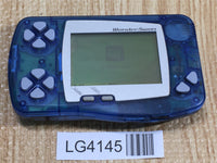 LG4145 Plz Read Item Condi Wonder Swan Skeleton Blue Bandai Console Japan