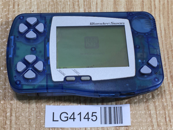 LG4145 Plz Read Item Condi Wonder Swan Skeleton Blue Bandai Console Japan