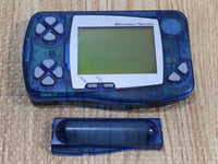 LG4146 Plz Read Item Condi Wonder Swan Skeleton Blue Bandai Console Japan