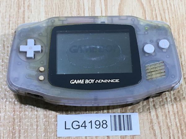 LG4198 Plz Read Item Condi GameBoy Advance Milky Blue Game Boy Console Japan