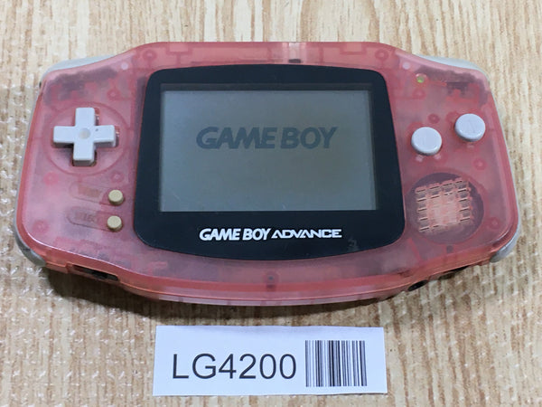 LG4200 Plz Read Item Condi GameBoy Advance Milky Pink Game Boy Console Japan