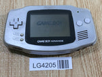 LG4205 Plz Read Item Condi GameBoy Advance Silver Game Boy Console Japan